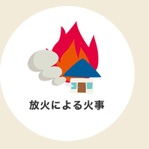 放火による火事